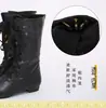 Botas de Dança Étnicas com Solado Macio, Botas de Lona Bordadas em Couro de Cano Alto, Botas de Montaria Mongóis, Sapatos de Dança de Xizang, Botas de Prática para Homens e Mulheres, Botas para Exame de Arte
