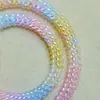 Cuentas de Semilla Preciosa Importadas de Chequia, 4 mm, Núcleo Teñido Perlado de Unicornio para Pulseras, Collares y Accesorios de Joyería Hechos a Mano
