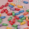 Accesorios de Resina de Dulces de Imitación Coloridos DIY Pegamento de Crema Accesorios para el Cabello Gomas para el Cabello Fundas para Teléfono Materiales de Decoración para Zapatos Parche Al Por Mayor