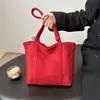 Bolsa Tote de Lona de Grande Capacidade, Bolsa de Mão Portátil, Bolsa de Ombro Estilo Literário Estudantil, Bolsa de Lona Lisa Feminina, Leve
