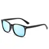 Gafas de sol simples de marco estrecho con tachuelas de arroz europeas y americanas para mujer, atuendos de moda para viajar, fotografía anti-UV, gafas de sol versátiles