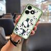 Adequado para Tecno Capa de Telefone Dissipação de Calor Engraçada à Prova de Poeira Bonito Silicone Cor Sólida Mulheres Na Moda All-covered Soft Case Cartoon