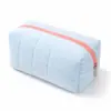 Linda Bolsa para Adolescentes Bolsa de Maquillaje de Peluche Set de Bolsas Cosméticas de Viaje Bolsas de Maquillaje Rosas Cartera Bolsas de Tocador con Cierre Preppy Organizador de Almacenamiento de Skincare con Cierre Moderno