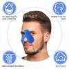 Mascarilla CPAP con cojín nasal, ventilador, cojín nasal anti-marcas, mascarilla de cojín, parche nasal de franela para mayor comodidad, exclusivo transfronterizo