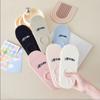 Verano Nuevos Calcetines de Oso Lindo Calcetines Cortos Bajos para Mujer Lindo Japonés Dulce Amor Malla Fina Transpirable Calcetines de Barco
