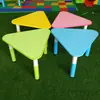 Mesa de Jogo para Jardim de Infância, Mesa Colorida para Escrita Infantil, Armazenamento de Arte, Mesa Triangular e Cadeiras Elevatórias, Outros Elevatórios