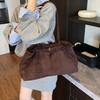 Bolso de Gamuza Transfronterizo de Gran Capacidad, Bolso de Hombro para Mujer, Nuevo Bolso Tote de Moda para el Trabajo, Bolso de Hombro Simple