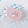 Caja para Lentes de Contacto Transparente Visible Dibujos Animados Linda Caja para Pupilas de Belleza Corazón de Niñas Portátil Caja Compañera Plástico Almacenamiento