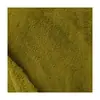 Tejido de punto de lana de cordero polar verde personalizado por el fabricante para abrigos de otoño e invierno, ropa y juguetes de peluche