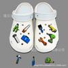 Vendas Diretas da Fábrica Ferramentas de Reparo Pingentes para Sapatos Material de Borracha Macia de PVC Acessórios para Sapatos com Furos Decorações de Fivelas de Sapatos DIY Acessórios
