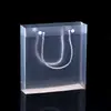 Bolsas de PP Personalizadas Se Pueden Imprimir con Logo, Bolsas de Regalo de Plástico Translúcido, Empaques para Souvenirs, Bolsas de Mano Transparentes de PVC