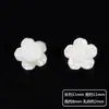 Flor de Resina de Fondo Plano de 12 mm Hecha a Mano DIY Accesorios para el Cabello Funda de Teléfono Decoración de Flor de Camelia Perforada de Resina Accesorios Venta al por Mayor