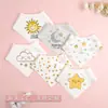 Toalla para Babas de Bebé, Babero de Algodón Puro para Recién Nacidos, Babero Suave Apto para la Piel, Producto Absorbente y Anti-Manchas para Niños