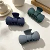 Gravata Borboleta Estilo Novo Tamanho Médio Presilha de Cabelo Fosca Acessório de Cabelo Coreano Grampo de Cabelo Cor Sólida de Alta Qualidade Presilha de Tubarão Venda por Atacado