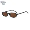 Gafas de Sol Retro de Marco Pequeño Especiales para Caras Pequeñas Niñas Marco Rectangular Estrecho Para Conducir Tendencia Protección Solar Protección UV Gafas de Sol