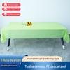 Toalha de mesa descartável de cor sólida de plástico PE à prova de óleo toalha de mesa redonda retangular home hotel festa suprimentos exportação