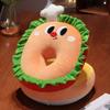 Lindo y Divertido Hamburguesa Manzana Roja Mantequilla Oso Doble Cara Seda de Hielo Almohada para Siesta de Oficina Almohada para Dormir Escritorio de Estudiante