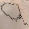 Collar con Colgante Cuadrado de Nariz de Cerdo Minimalista de Lujo Creativo y Único para Hombres y Mujeres, Diseño de Nicho Versátil Clavícula
