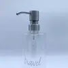 Botella de Cerámica para Baño Cosmético con Cabezal de Bomba de Acero Inoxidable 304