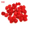 Flores de Espuma de 3.5cm Rosas Oso Rosa Unicornio Flor Artificial Decorativa Hecha a Mano Corona Alta Simulación