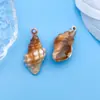 Colgantes de estrella de mar, caracola, concha de la serie oceánica acrílica, llaveros DIY hechos a mano, pendientes y componentes de accesorios