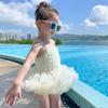Maiô de Verão 2025 Nova Chegada Maiô Princesa Maiô de Alça Bufante Maiô de Férias para Meninas com Maiô