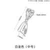 Hebilla colgante de plata esterlina S925 para hombres y mujeres con jade esmeralda, accesorios de bricolaje, colgante de hebilla de plata, clip de jade vacío