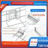 Ponte de Grelha Aberta Máquina de Calha de Malha de Aço Inoxidável Fiação de Sala de Máquinas Ponte de Malha Galvanizada de Aço Inoxidável