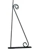 Novo Suporte de Flores de Ferro Forjado de Parede para Varanda Externa Gancho para Pendurar Cesta Gancho para Vasos de Flores Jardim