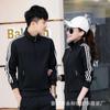 Traje deportivo de moda para hombre de poliéster algodón traje de dos piezas uniforme de clase para mujer chaqueta entrenamiento competición uniforme de bola ropa casual para pareja