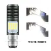 Farol de Motocicleta LED Branco e Amarelo de Alto Brilho Veículo Elétrico de Motocicleta H6H4Ba20Dp15D Super Brilhante À Prova D'água Alto e Baixo Feixe