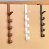 Perchero de puerta sin perforaciones para colgar abrigos, perchero de puerta para el hogar, perchero de puerta para dormitorio de dormitorio, estante de almacenamiento para colgar abrigos