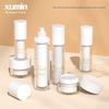 Materiais de Embalagem Xumin Frascos de Conjunto Cosmético Personalizado Frascos a Vácuo Brancos Recarregáveis Frasco de Creme 50g Frasco de Loção 30ml