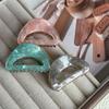 Estilo coreano Ácido Acético Elegante Tubarão Clipe Sereia Cor Oco Grab Clip All-match Requintado Franja Clipe Back Head Clip Headwear Mulheres