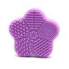 Pincel de maquiagem caixa de limpeza de beleza ferramentas de maquiagem Lavagem a seco esponja de secagem rápida Pen Box Starfish Silicone almofada de limpeza