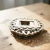 Porta-Retrato de Madeira Vazado Gravado a Laser DIY Ornamento Decorativo Artesanal Fábrica de Molduras Vintage Venda Direta