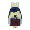 Mochila de Bloques de Color Dopamina de Alta Apariencia para Estudiantes, Ligera y Elegante para el Transporte Diario, Nueva Mochila Escolar, Mochila Pequeña Casual para Exteriores