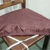 Fundas para Sillas Seleccionadas Cuidadosamente, Universales para Todas las Estaciones, Color Sólido, Estilo Nuevo Simple, Fundas Gruesas para Cojín de Taburete, Elásticas, para Uso en Restaurantes y Hogar