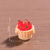 Cesta de Frutas Juguete de Comida Creativo Micro Paisaje Casa de Muñecas Paisajismo Artesanías de Resina Pequeños Adornos Accesorios de Resina DIY