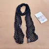 Bufanda de algodón y lino estilo coreano con lunares plisados y estampados florales, nueva moda versátil de otoño e invierno, bufanda de seda protectora solar, chal protector de cuello vintage