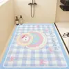 Alfombrilla de Piso de Bucle de Seda, Alfombrilla Hueca Antideslizante para Baño, Alfombrilla Especial Anticaídas y Resistente al Desgaste para Baño y Ducha para Niños, Se Puede Cortar