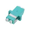 Acoplador de Fibra Óptica LC-LC Duplex Grau Telecom Conector de Fibra Óptica Adaptador Flange de Emenda Reta