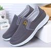 Zapatos de Hombre, Zapatos de Tela de Pekín Antiguos, Zapatos de Tela Transpirable Antideslizante de Seda de Hielo para Hombre, Zapatos de Lona Casuales para Conducir para Hombre