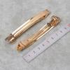 Accesorios para joyería Sisi 8.10cm pasador de cinco estrellas pinza automática fábrica de joyería DIY pinza de resorte dorada