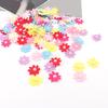 DIY Hecho a Mano Accesorios de Flores de Tela Flor de Cinco Pétalos Flor de Tela con Perla Accesorios para Ropa Decoración Pequeño Estampado Ultrasónico
