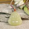 Atacado Raiz de Lótus de Gelo Rosa Jade Afegão Ciano Pingente de Buda Rosa Toranja Buda Maitreya Jade Jade Hetian Substituição