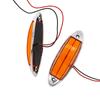 Luz lateral de camión, luz de señal, luz de piso, impermeable, 24 V, luz lateral de cintura para remolque de automóvil, luz de marcha atrás