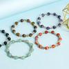 Pulsera Ojo de Horus Transfronteriza con Gema de Tiempo Moda Europea y Americana Retro Cristal Pulsera Creativa Joyería al por Mayor