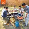 Bulin C650S versão churrasqueira portátil ao ar livre cozinha móvel camping conjunto completo de utensílios de cozinha para camping motorhome