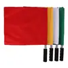 Bandera de salida bandera de señalización pista y campo competencia arbitraje comando especial bandera bandera de patrulla acero inoxidable comando bandera de mano bandera de actuación
